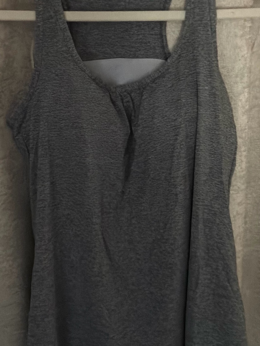 Women's Gray Sleeveless Tank Top - Classic V-Neck Small